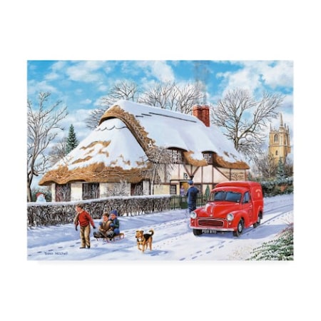 Trevor Mitchell 'Winter Puzzle' Canvas Art,24x32
